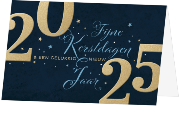 Mix & Match Kerstkaart - Typografie 2025